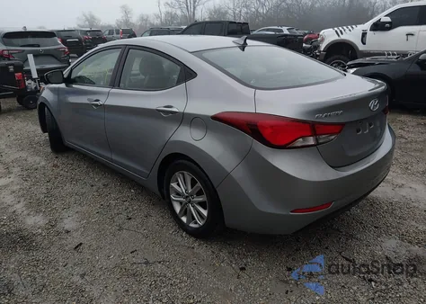 2014 Hyundai Elantra Se from USA, damaged, VIN KMHDH4AE0EU086000